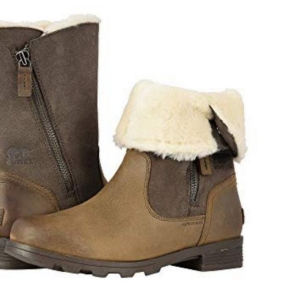 Sorel Emelie Waterproof Faux Fur Lined Boots Shoes